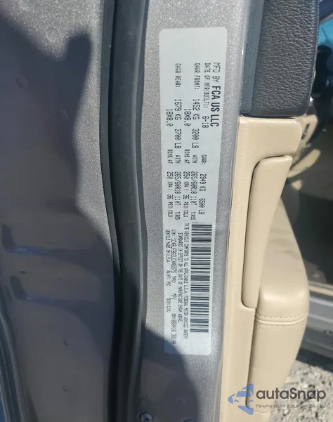 2018 Jeep Grand Cherokee Limited from USA, damaged, VIN 1C4RJFBG3JC445575